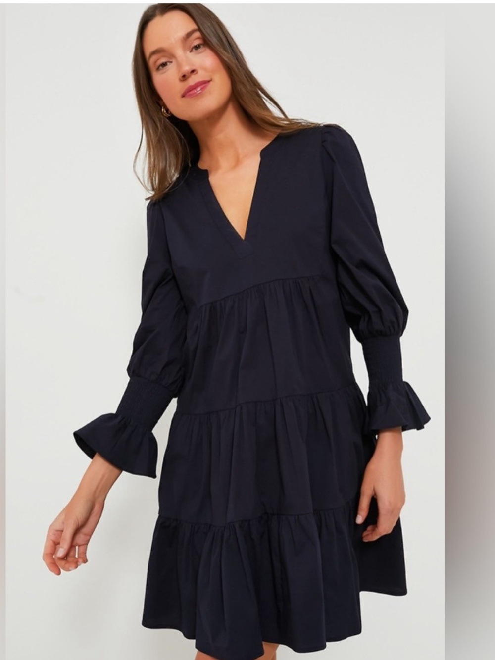 Tuckernuck Pomander Place Navy Cotton Poplin Kenzo Dress